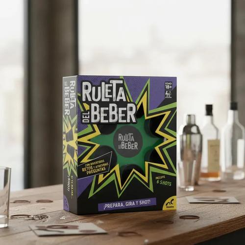 Novelty Ruleta Del Beber Juego De Mesa Para Adultos Con Retos Y Preguntas Incluye Vasos Y Tarjetas Juego Para Fiestas Y Reuniones Novelty