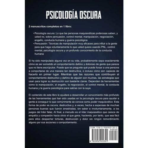 Psicología Oscura - Steven Turner ( Nuevo Y Sellado)
