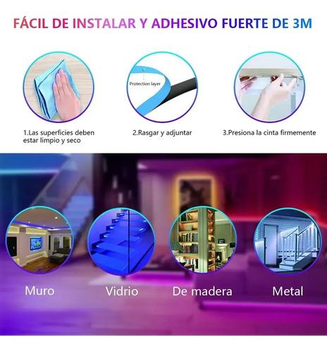 Tira Led 5050 Bluetooth Rgb, 2m/ 6.5ft Tiras De Luces Led Rgb