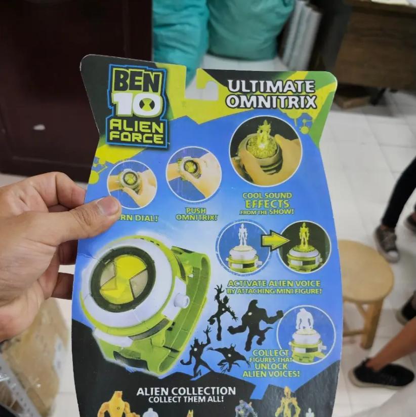 Reloj de Juguete Ben 10 Alien Force Omnitrix Verde con Luces