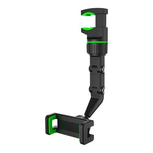 Soporte Para Celular Ele-Gate HOLD.64 Auto Espejo Retrovisor Articulado Color Negro