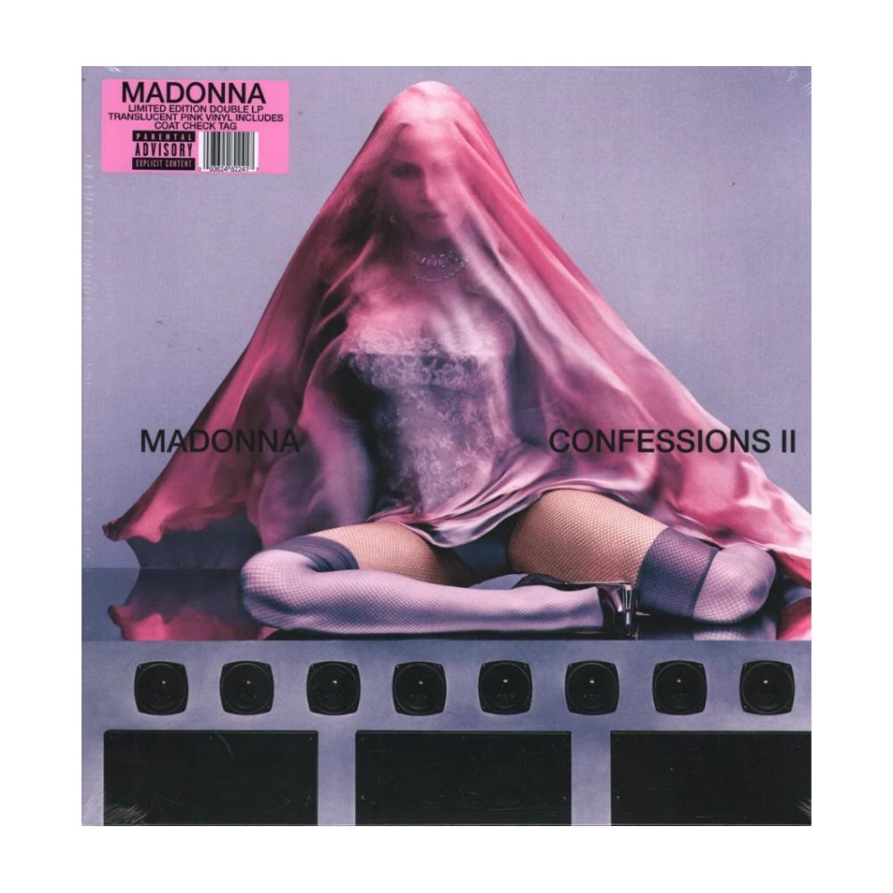 Madonna Confessions II Album LP Doble Edición Limitada. Vinil rosa translúcido