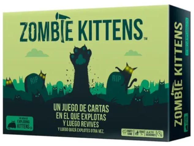 Juego De Mesa ECG-ZOMB-6 Zombie Kittens en Español 7+ Exploding Kittens
