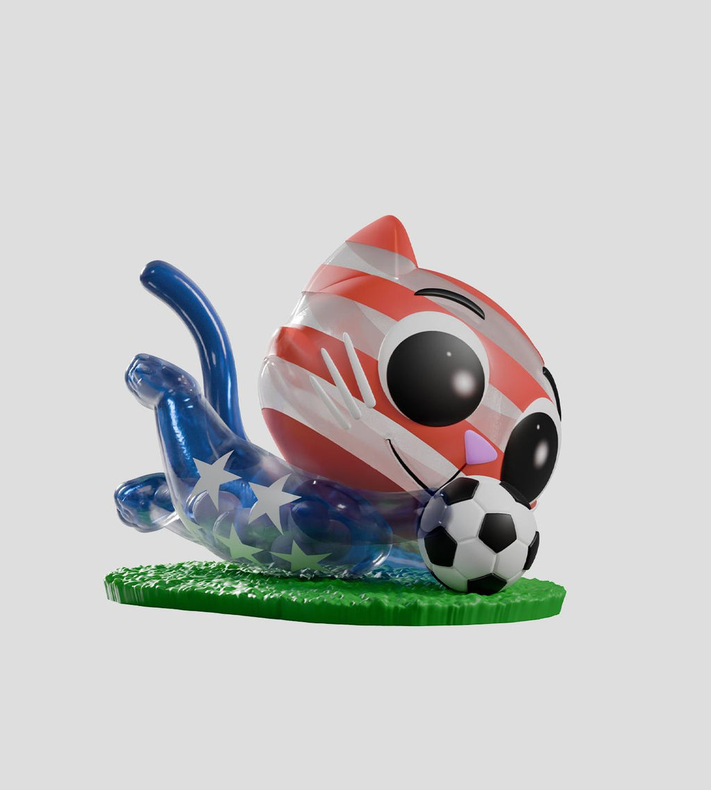 Figura de Colección Blind Box Catbeans Football Series (Kaleidos Creative / Caja Sorpresa)
