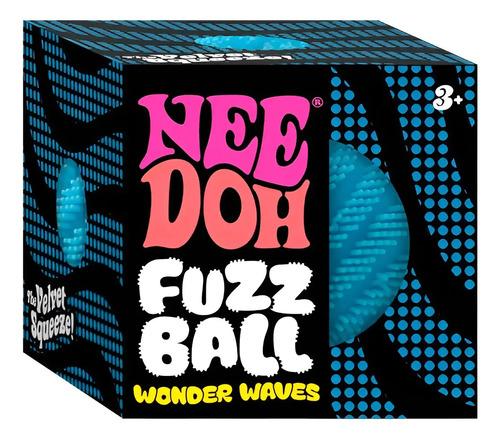 Squishy slow rising tamaño pequeño color wonder waves NeeDoh Fuzz Ball Wonder Waves x 1u