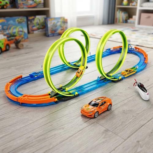 Pista De Carros Electrica Con Doble Loop Y Control