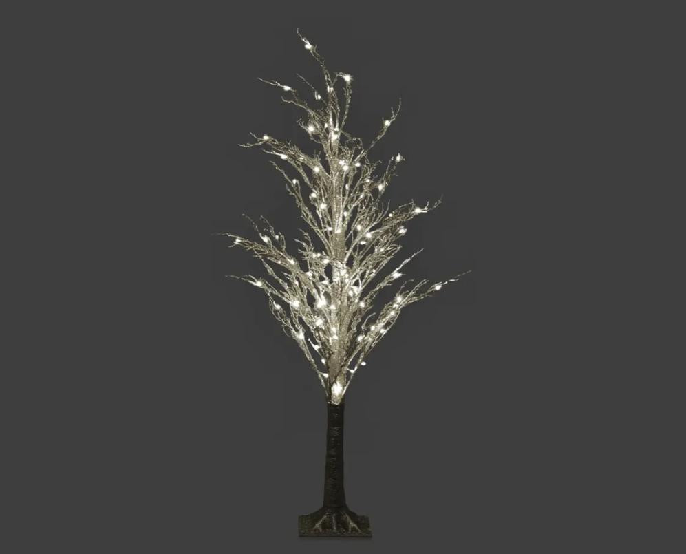 Pino Navideño Abedul Luminoso Decoracion Con Ramas Led 160cm