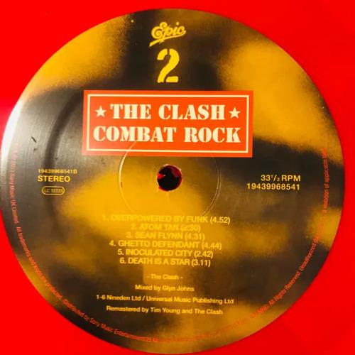 Vinyl The Clash Combat Rock Vinilo Color Rojo Lp Nuevo