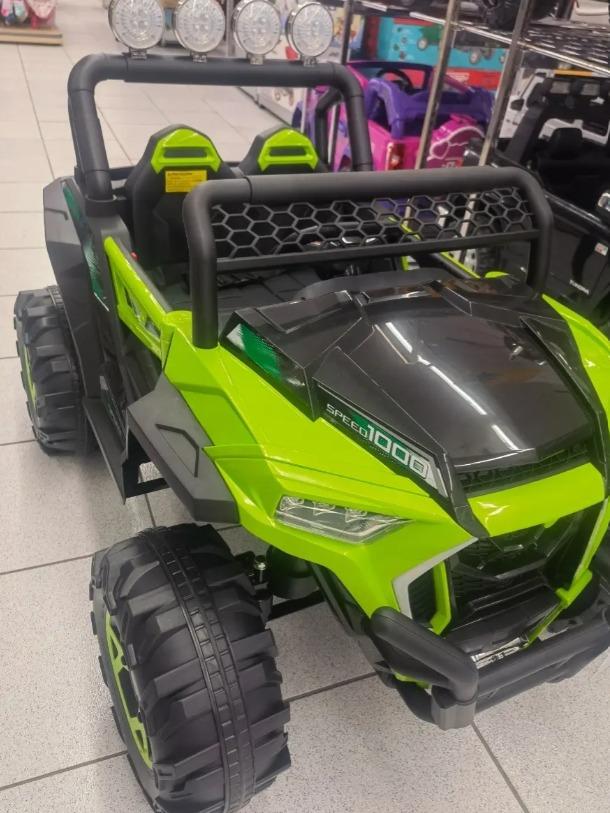 Buggy Rally Wheels Verde | Montable Eléctrico con Control Remoto