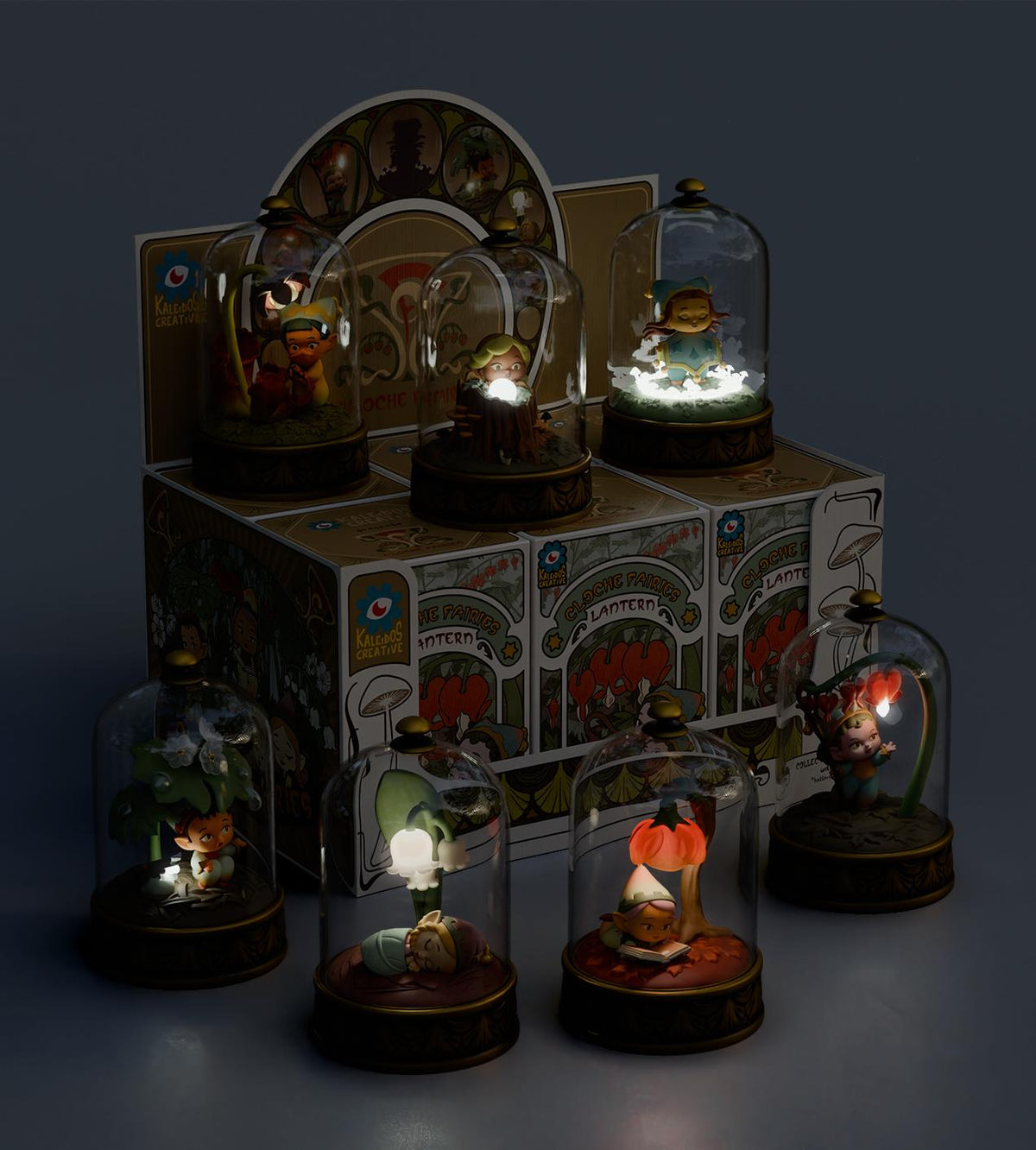 Caja Sorpresa Cloche Fairies Lantern Series Kaleidos Creative