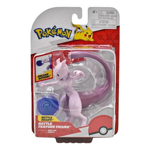 Jazwares Pokemon Battle Feature Figuras X4 Pkw3370