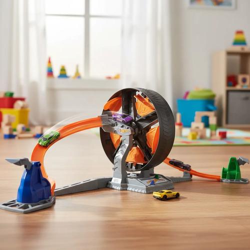 Pista Hot Wheels Action Spin Storm Tormenta De Giros Motorizada