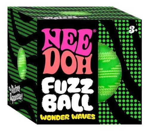 Squishy slow rising tamaño pequeño color wonder waves NeeDoh Fuzz Ball Wonder Waves x 1u