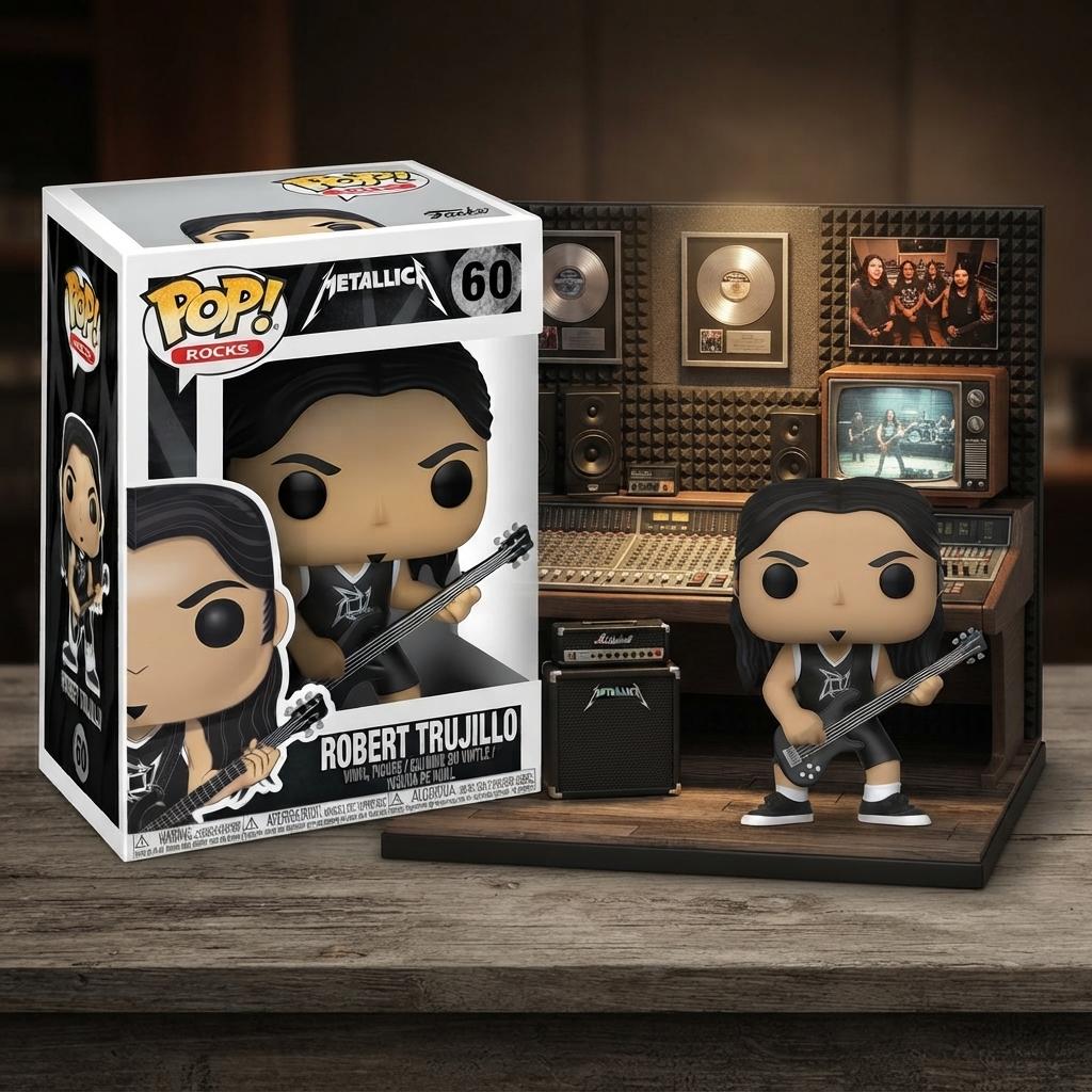 Figura Coleccionable Funko Pop Rocks Robert Trujillo Metallica