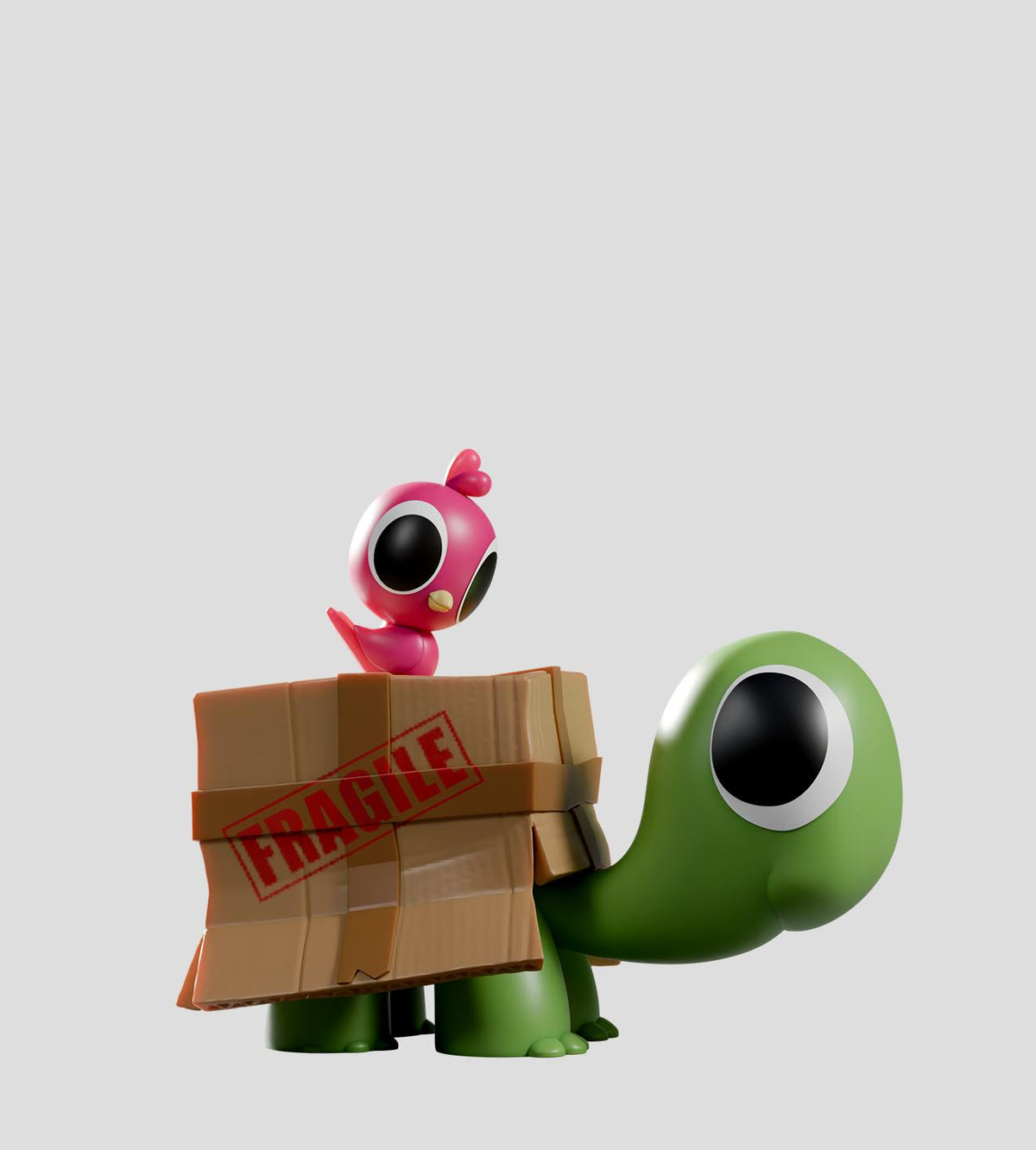 Figura de Colección Blind Box Box Turtle & Bird Series (Kaleidos Creative / Caja Sorpresa)