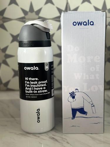 Owala FreeSip 32oz 945ml Termo Acero Inoxidable Popote