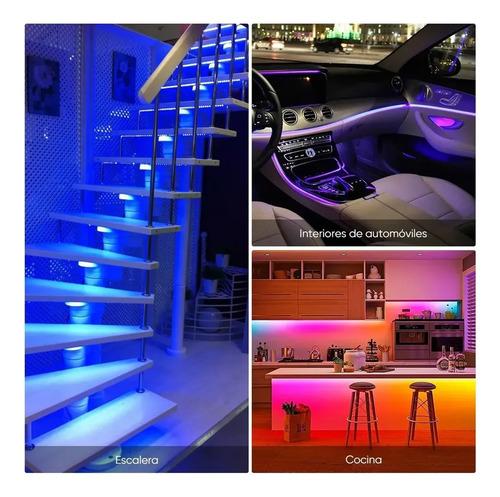 Tira Led 5050 Bluetooth Rgb, 2m/ 6.5ft Tiras De Luces Led Rgb
