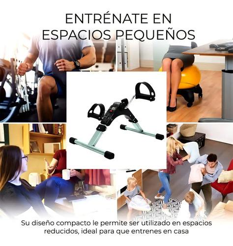 Bicicleta Terapeútica Pequeña Con Pedales Plegables Pedal Ejercitador Ele-gate Plegable Lcd Ajustable