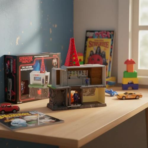 Jazwares Stranger Things Squak Hq Playset Multicolor