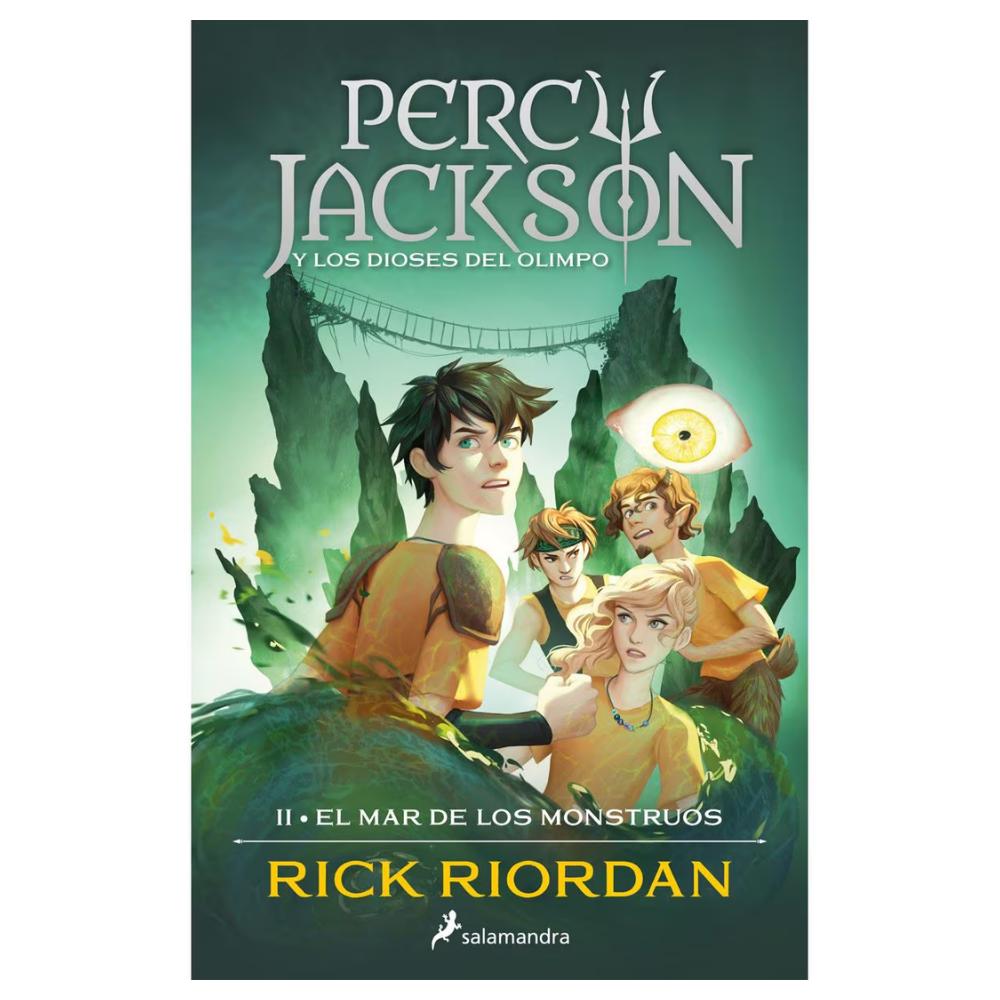 Libro Novela Infantil Percy Jackson y los Dioses del Olimpo: El Mar de los monstruos | Libro 2 Autor Rick Riordan