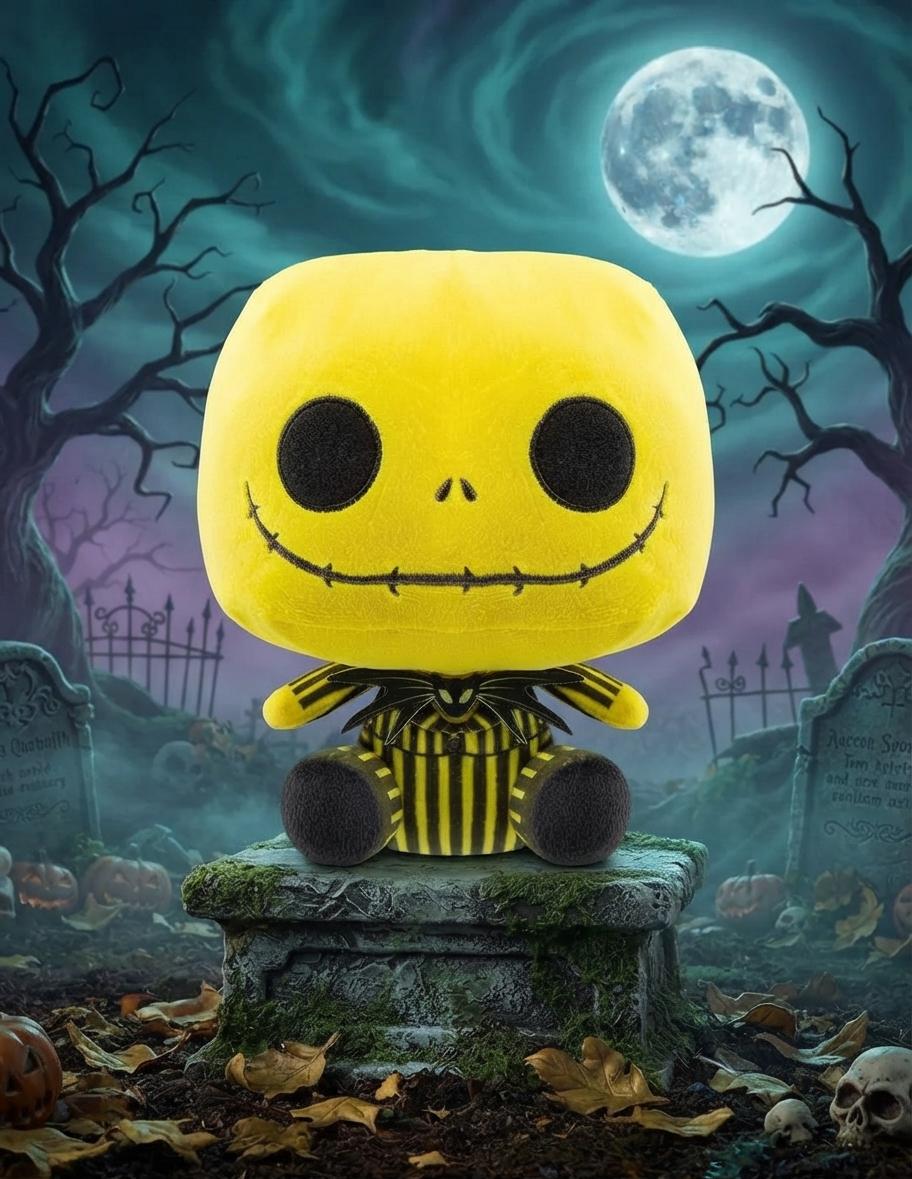 Peluche Funko Supercute Jack Skellington Blacklight Yellow