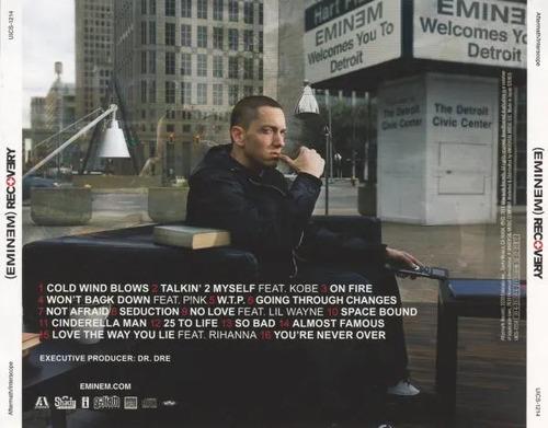 Eminem Recovery CD Japones Importado Con Obi Aftermath Interscope
