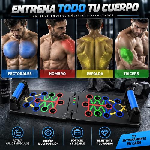 Tabla Para Lagartijas Push Up Barras Flexiones Ejercicio Gym Crossfit Entrenamiento Pecho Hombro Espalda Triceps Ele Gate