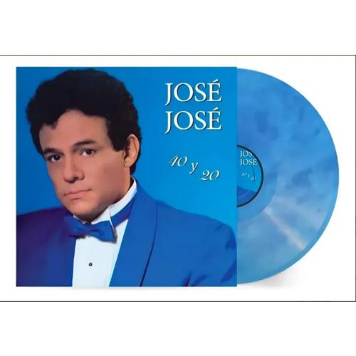 Vinilo Jose Jose 40 Y 20 Lp Disco De Vinil Color Azul