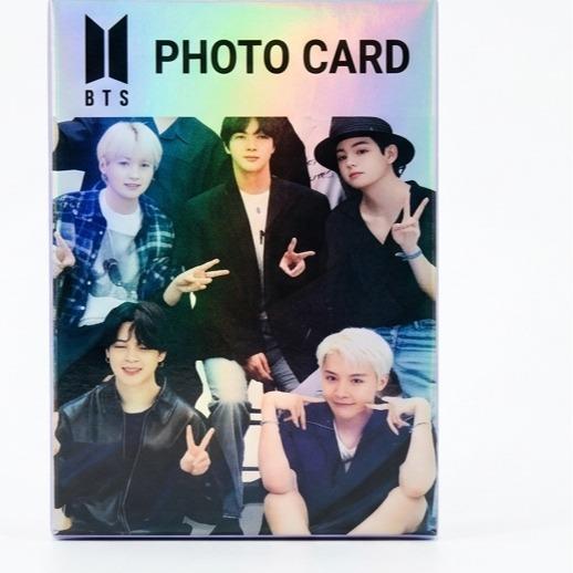 Caja Photocards Bts Holograficas 50 Piezas