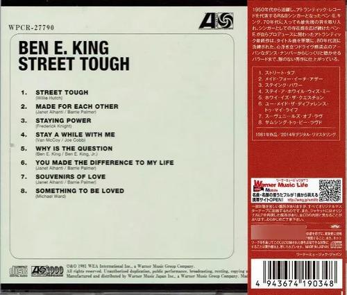 Ben E King Street Tough Cd Importado Japon Obi Remaster