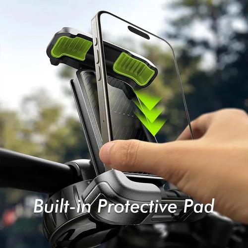 Soporte Universal para Teléfono con Sombrilla para Moto y Bicicleta, Resistente al Agua y al Sol