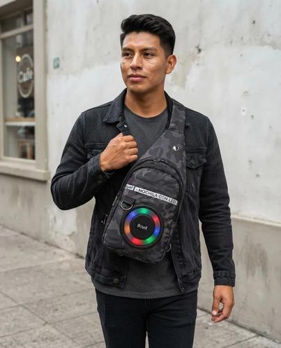 Mochila Bandolera Sling Bag Boydd Con Luz Led Y Usb