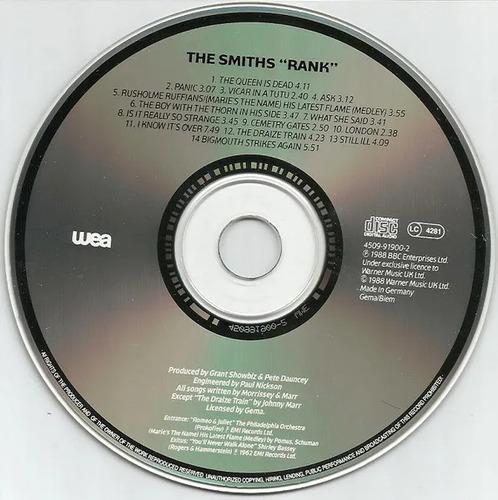 Cd The Smiths Rank Original Album En Vivo Remasterizado