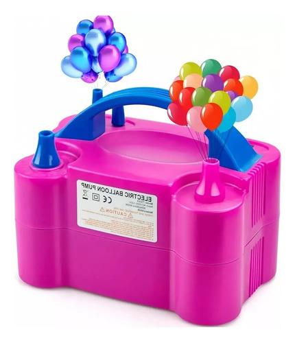 Bomba Eléctrica Inflar Globos Casa De Fiesta XR668 Doble Boquilla