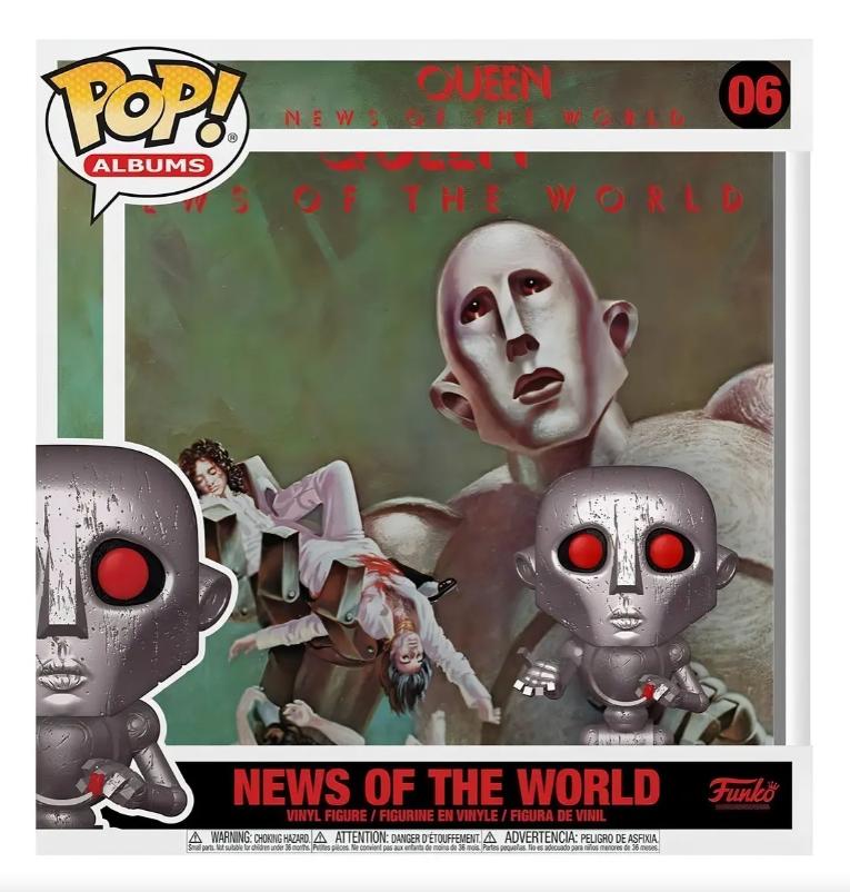 Figura de Colección FUNKO POP Albums QUEEN News of the World #06