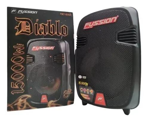 Bafle Amplificado Diabl Fussion Pbs-8030 8 Pul 15000 W End Color Negro
