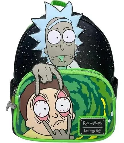 Mochila Pequeña Rick And Morty Original Genuina Loungefly