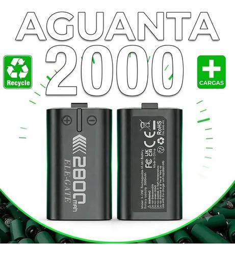 Cargador Para Control Xbox Series X S One Con 4 Baterias Recargables