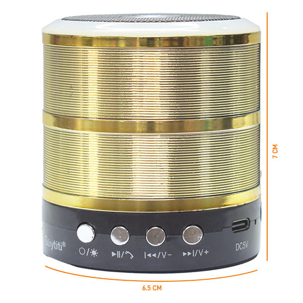 Bocina Bluetooth Portátil con Luz LED RGB 360° - imagen 10