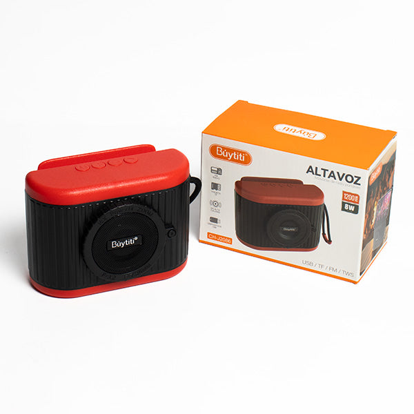 Mini Bocina Bluetooth con Diseño de Cámara - imagen 7