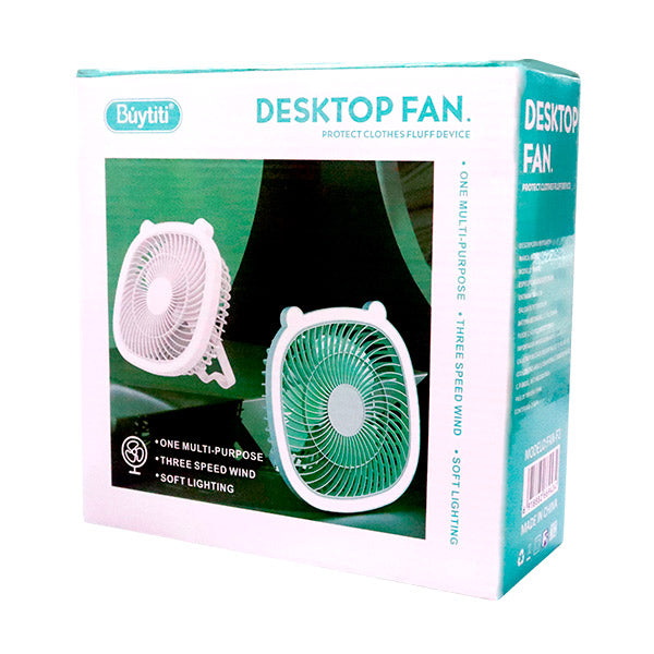 Ventilador de Escritorio con Orejas de Gato y Luz LED - imagen 9