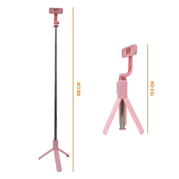 Tripie y Selfie Stick Bluetooth 360° con Mini Control Remoto - imagen 8