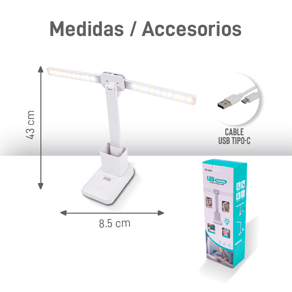 Lámpara de Escritorio LED con Soporte para Celular - imagen 5