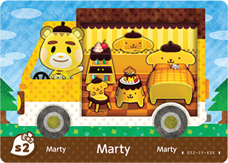 Animal Crossing Sanrio Amiibo Card oficial