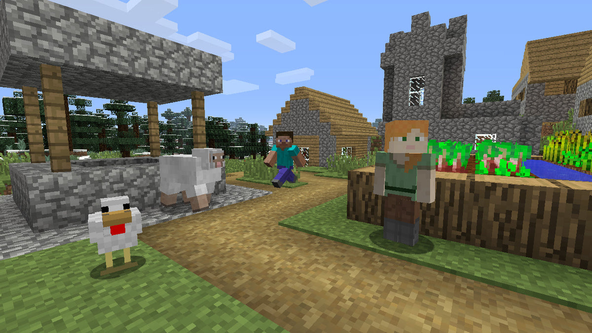 Minecraft Nintendo Switch gameplay