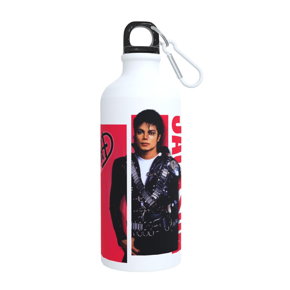 Botella Michael Jackson Modelos: BAD / Michael Movie. Botella de agua deportiva de Aluminio
