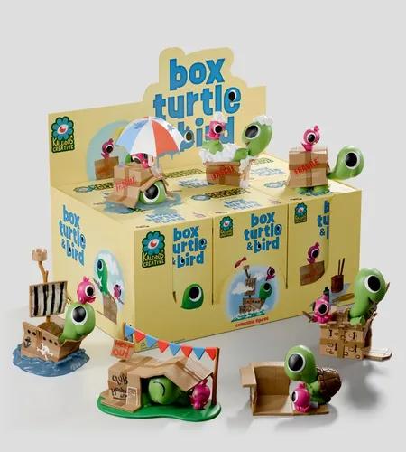 Figura de Colección Blind Box Box Turtle & Bird Series (Kaleidos Creative / Caja Sorpresa)