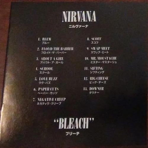 Cd Nirvana Bleach Edicion Japonesa Con Obi Coleccion