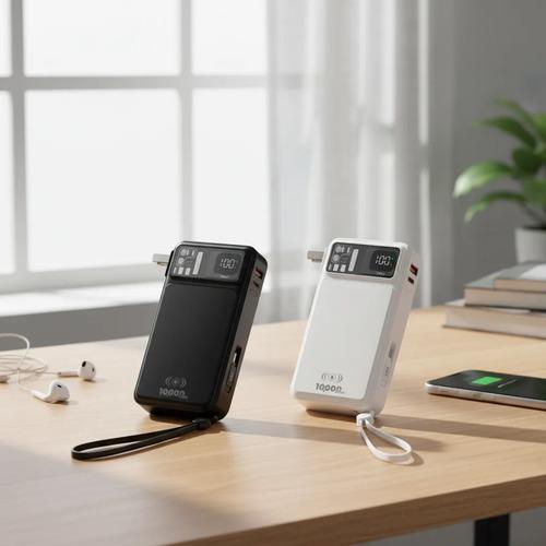 Bateria Portatil Inalambrica 3 En 1 10000mAh Control Expert Power Bank