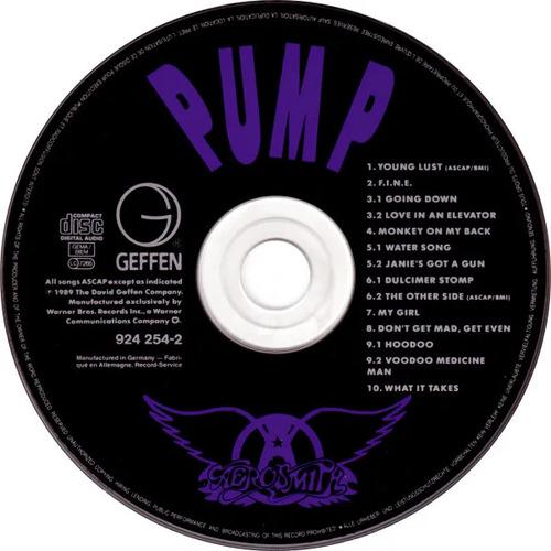 Aerosmith Pump Cd Album Original Geffen Records
